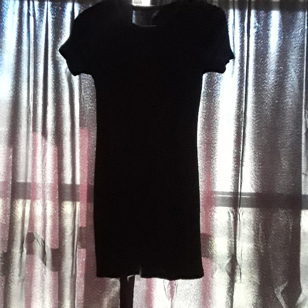 brandy melville solid ribbed t shirt dress